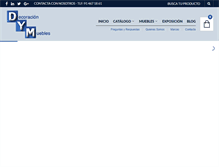 Tablet Screenshot of dymmueblesenmadrid.com